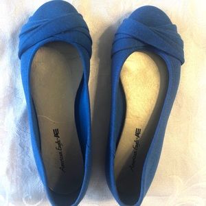 Cobalt blue flats